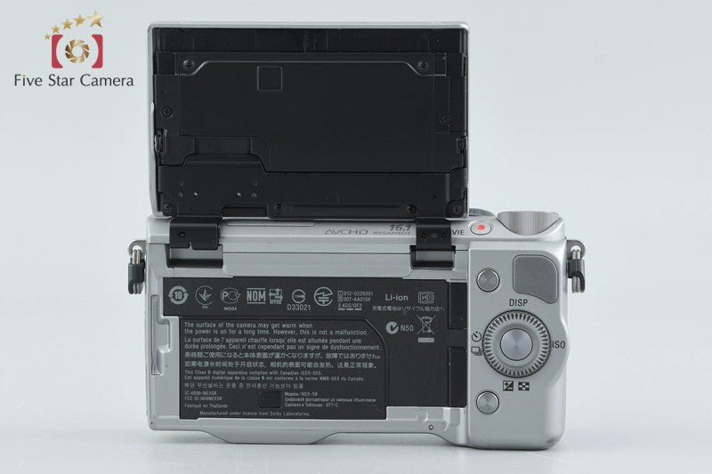 "Count 3,802" Sony α NEX-5R Silver 16.1 MP 16-50 Lens [Japanese Language Only]