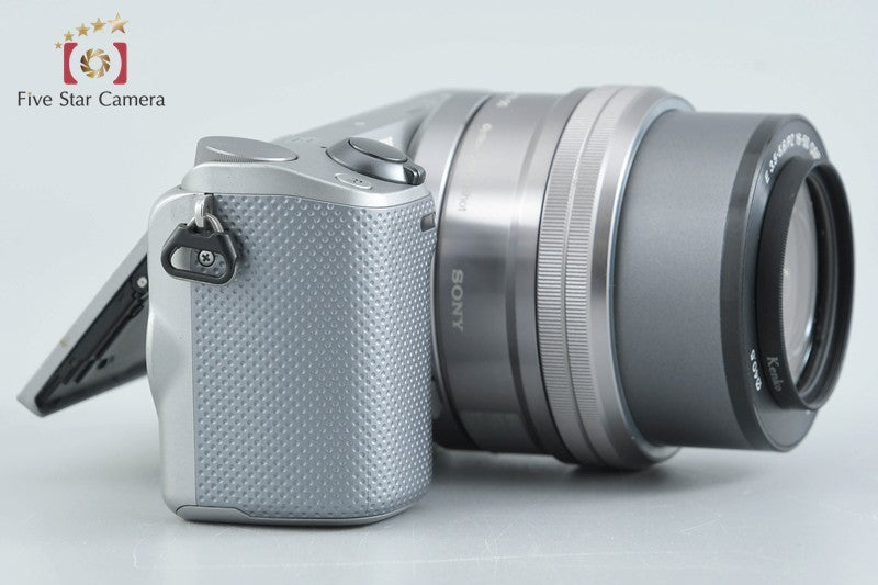 "Count 3,802" Sony α NEX-5R Silver 16.1 MP 16-50 Lens [Japanese Language Only]