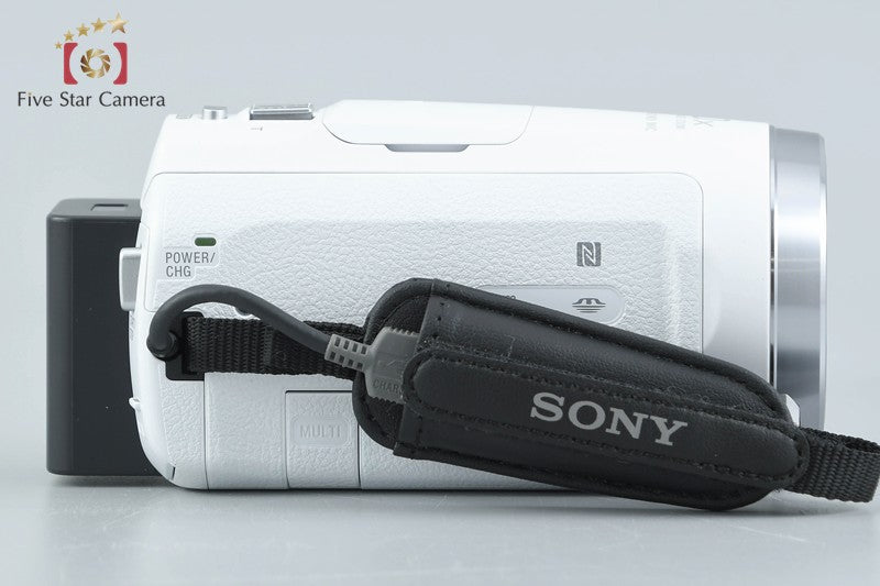 Sony Handycam HDR-CX680 White Digital HD Video Camera [Multiple Languages]