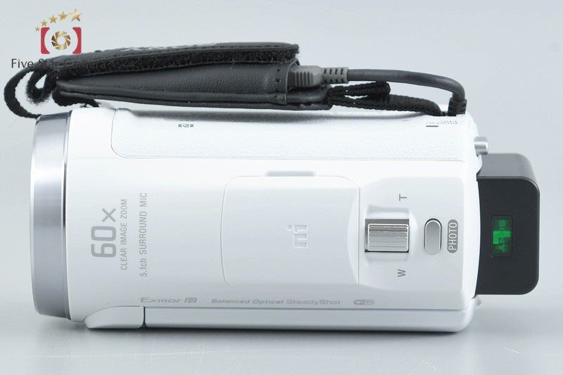 Sony Handycam HDR-CX680 White Digital HD Video Camera [Multiple Languages]