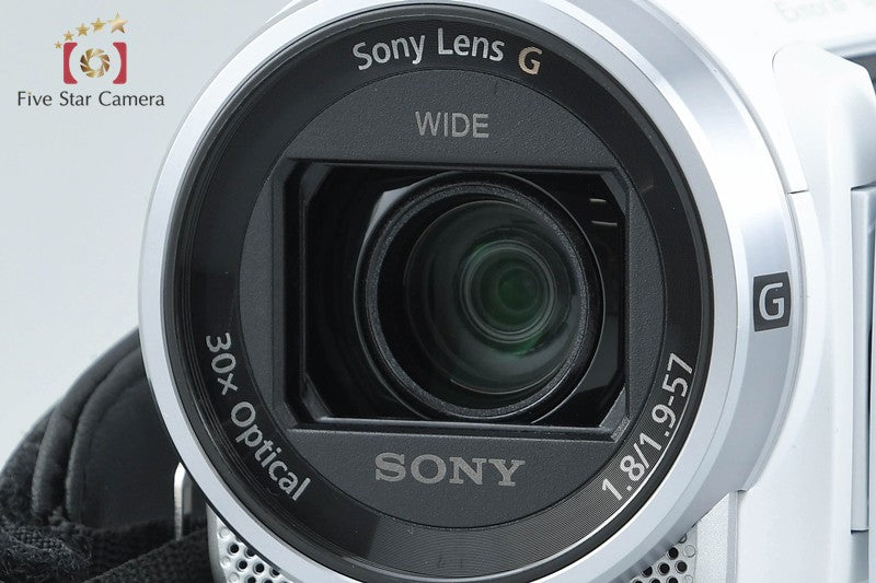 Sony Handycam HDR-CX680 White Digital HD Video Camera [Multiple Languages]
