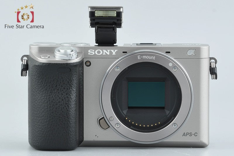 Sony α6000 ILCE-6000 Silver 24.3 MP Digital Camera [Multiple Languages]