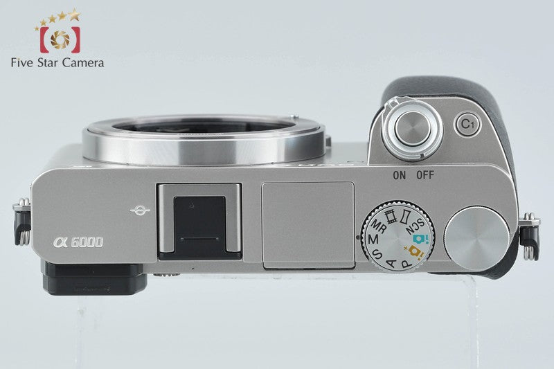 Sony α6000 ILCE-6000 Silver 24.3 MP Digital Camera [Multiple Languages]