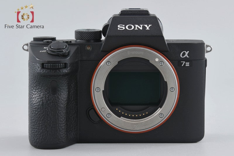 SONY α7III ILCE-7M3 Black 24.2 MP Mirrorless Camera [Multiple Languages]