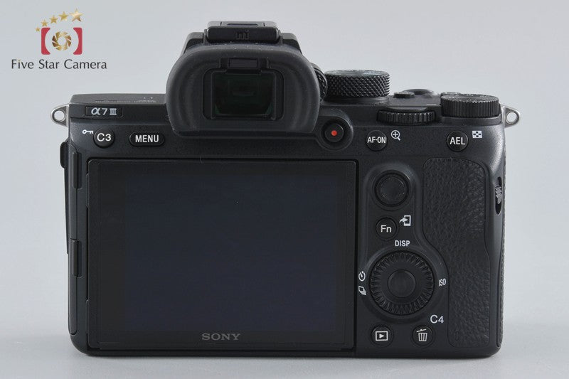 SONY α7III ILCE-7M3 Black 24.2 MP Mirrorless Camera [Multiple Languages]