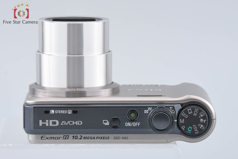 Sony Cyber-Shot DSC-HX5V Gold Digital Camera [Japanese Language Only]