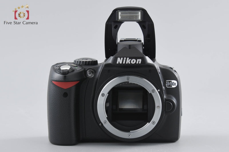 "Shutter count 1,167" Nikon D40x Black 10.2 MP DSLR AF-S DX 18-55 55-200 Lenses