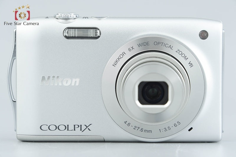 Nikon COOLPIX S3300 Crystal Silver 16.0 MP Digital Camera