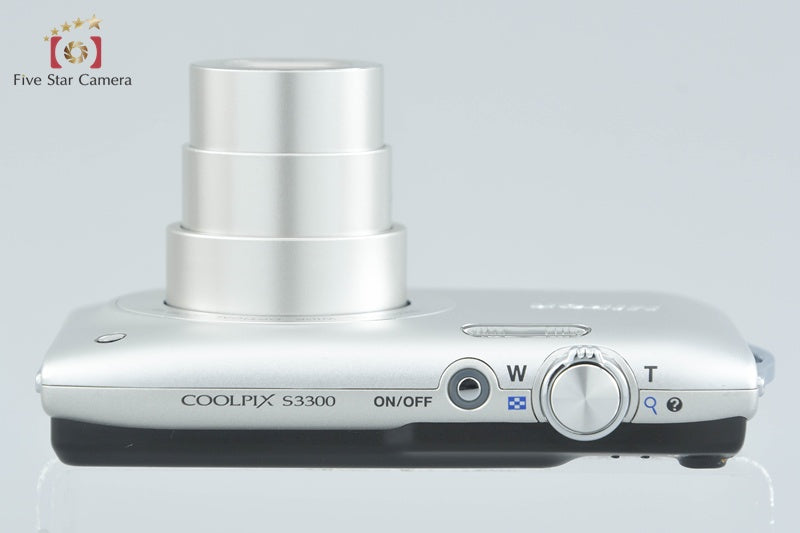 Nikon COOLPIX S3300 Crystal Silver 16.0 MP Digital Camera