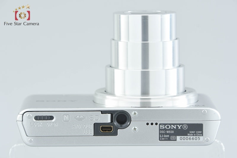 Sony Cyber-Shot DSC-W830 Silver 20.1 MP Digital Camera [Japanese Language Only]