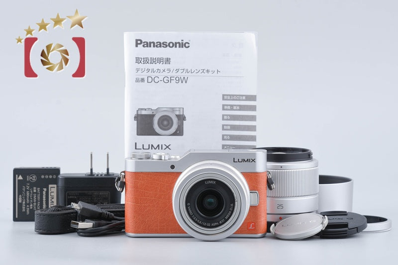 Panasonic LUMIX DC-GF9 Orange 16.0 MP 12-32 25 Lenses [Japanese Language Only]