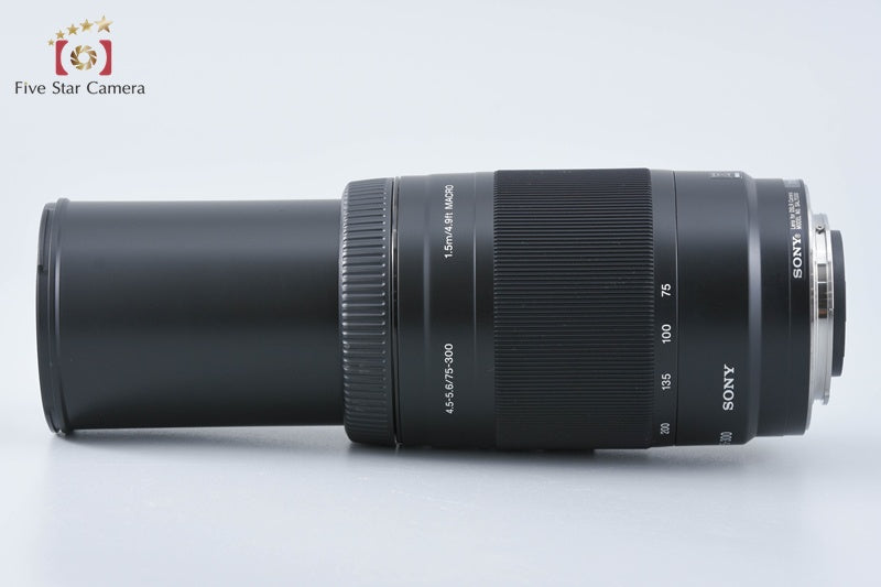 SONY 75-300mm f/4.5-5.6 MACRO SAL75300 Sony A Mount Lens