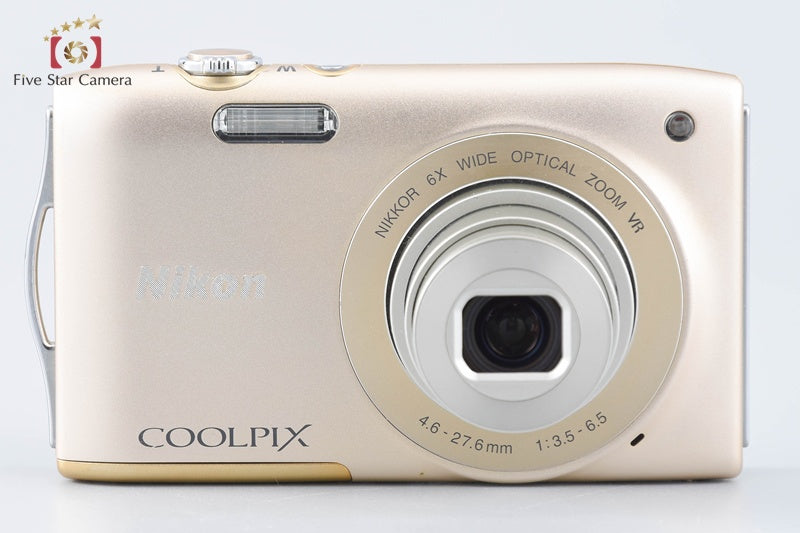 Nikon COOLPIX S3300 Sweet Gold 16.0 MP Digital Camera