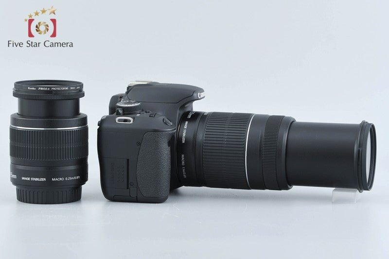 "Count 1,940" Canon EOS Kiss X5 / Rebel T3i / 600D 18.0 MP 18-55 55-250 Lenses