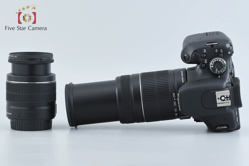 "Count 1,940" Canon EOS Kiss X5 / Rebel T3i / 600D 18.0 MP 18-55 55-250 Lenses
