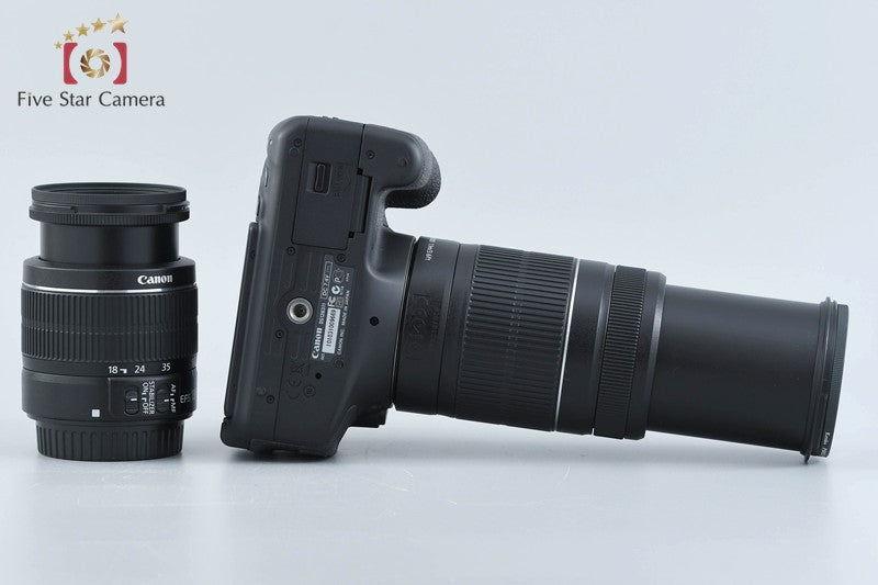 "Count 1,940" Canon EOS Kiss X5 / Rebel T3i / 600D 18.0 MP 18-55 55-250 Lenses