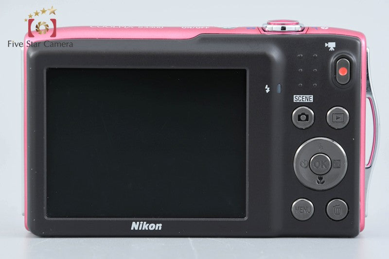 Nikon COOLPIX S3300 Strawberry Pink 16.0 MP Digital Camera