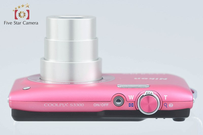 Nikon COOLPIX S3300 Strawberry Pink 16.0 MP Digital Camera