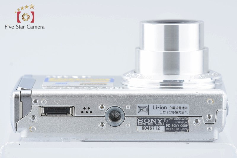 SONY Cyber-shot DSC-W200 Silver 12.1 MP Digital Camera [Japanese Language Only]