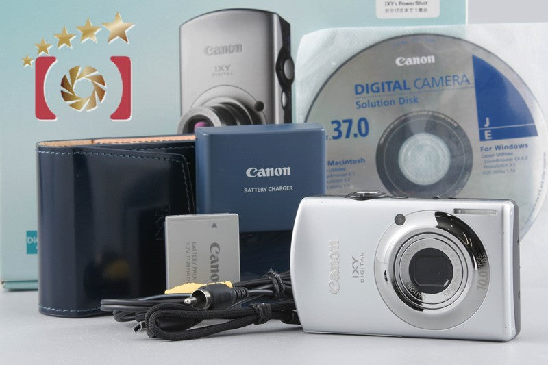 Canon IXY Digital 920 IS Silver 10.0 MP Digital Camera w/ Box