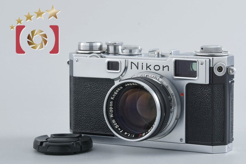 Nikon S2 Early Model Rangefinder Film Camera + NIKKOR-S.C 50mm f/1.4