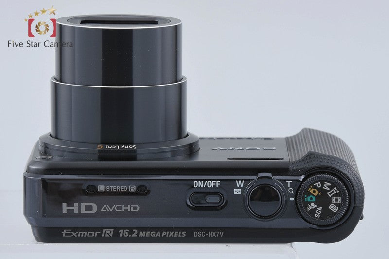 SONY Cyber-Shot DSC-HX7V Black 16.2 MP Digital Camera [Japanese Language Only]