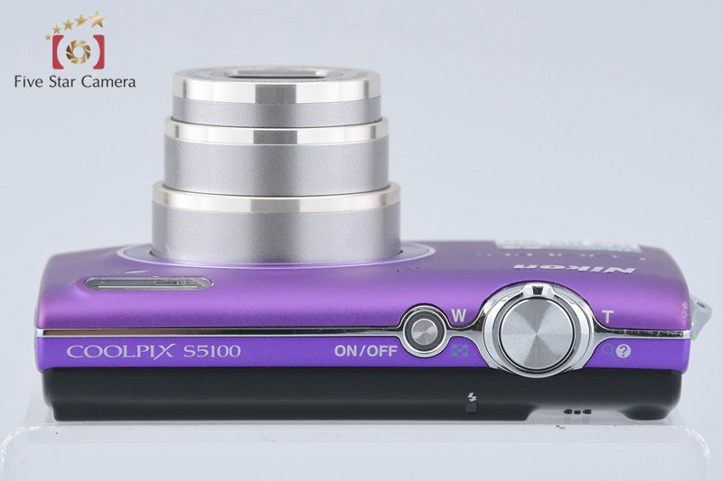 Nikon COOLPIX S5100 Light Purple 12.2 MP Digital Camera