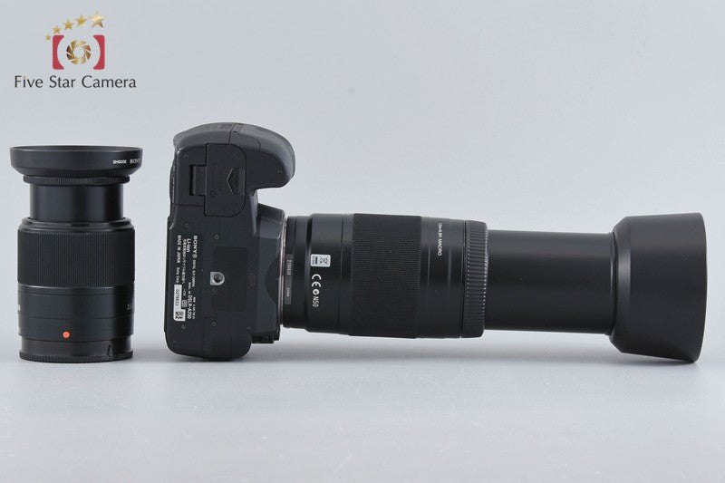 Sony Alpha α200 DSLR-A200 Black 18-70 75-300 Lenses [Japanese Language Only]