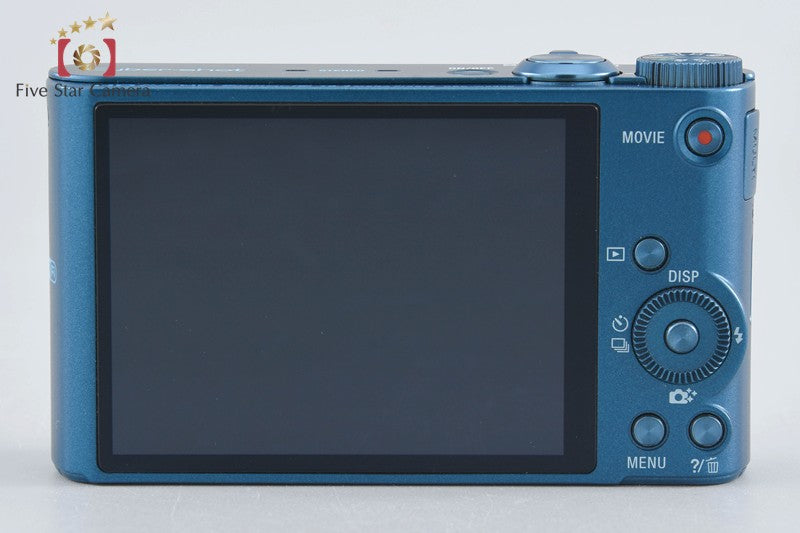 SONY Cyber-shot DSC-WX300 Blue 18.2 MP Digital Camera [Multiple Languages]