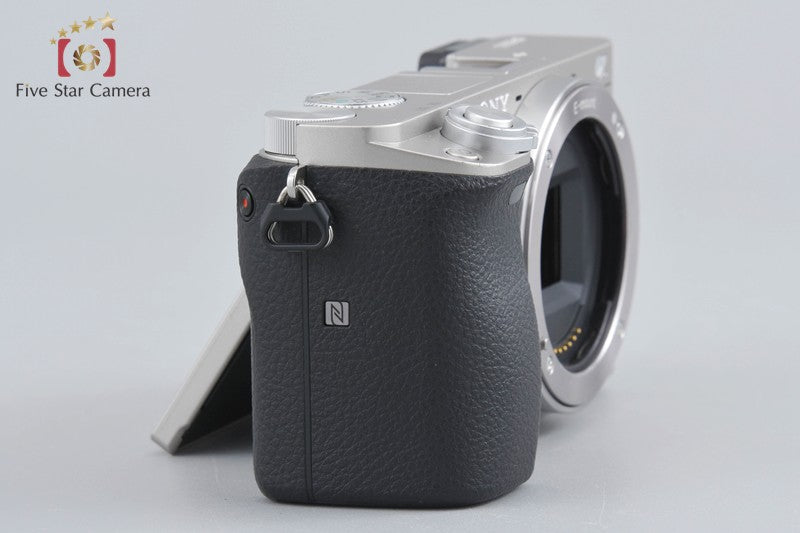 Sony α6000 ILCE-6000 Silver 24.3 MP Digital Camera [Multiple Languages]