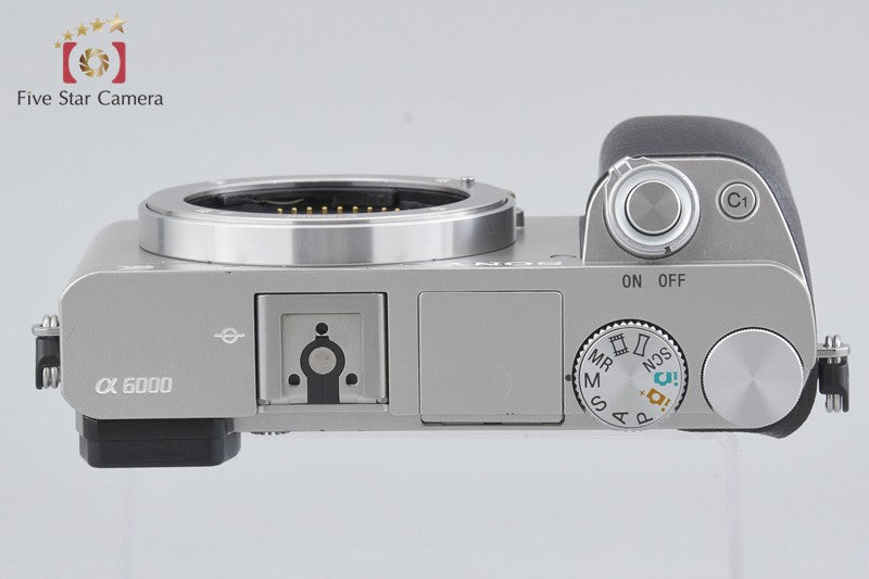 Sony α6000 ILCE-6000 Silver 24.3 MP Digital Camera [Multiple Languages]