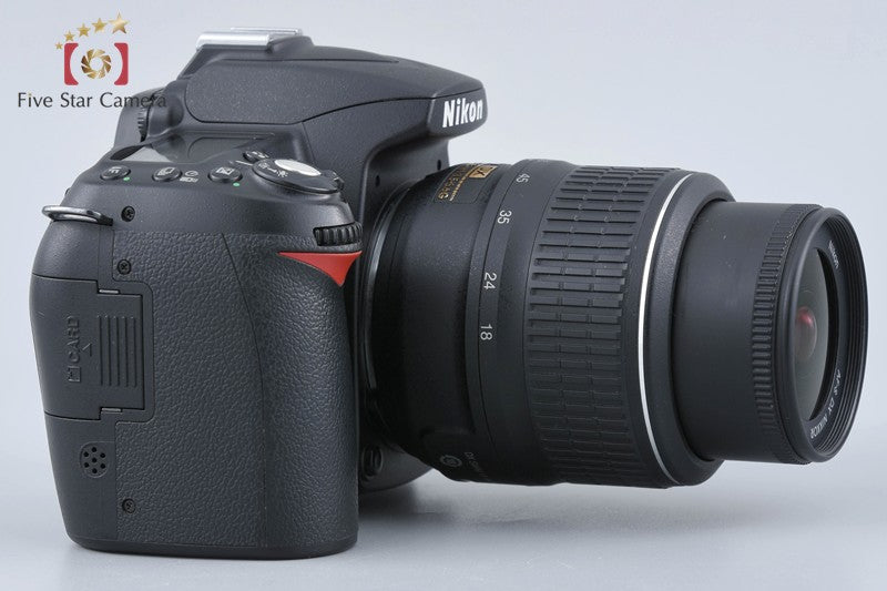 Nikon D90 12.3 MP DSLR Camera AF-S DX 18-55 G VR Lens