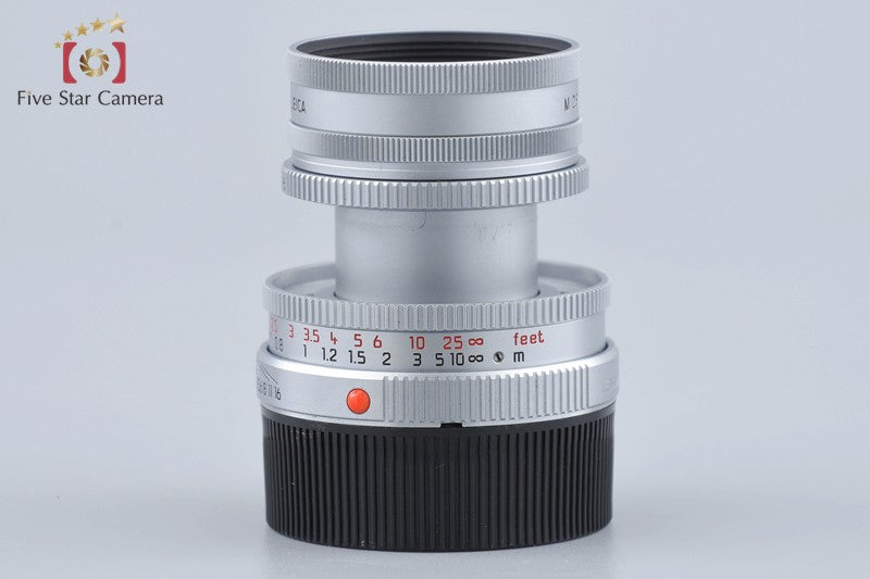 Leica ELMAR-M 50mm f/2.8 E39 2nd Silver Leica M Mount