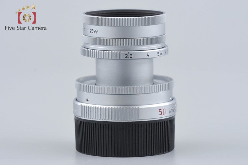 Leica ELMAR-M 50mm f/2.8 E39 2nd Silver Leica M Mount
