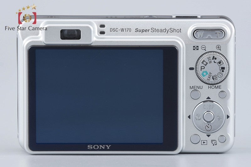 Sony Cyber-Shot DSC-W170 Silver 10.1 MP Digital Camera [Japanese Language Only]