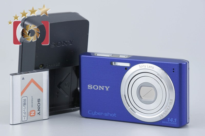 Sony Cyber-Shot DSC-W610 Blue 14.1 MP Digital Camera [Japanese Language Only]