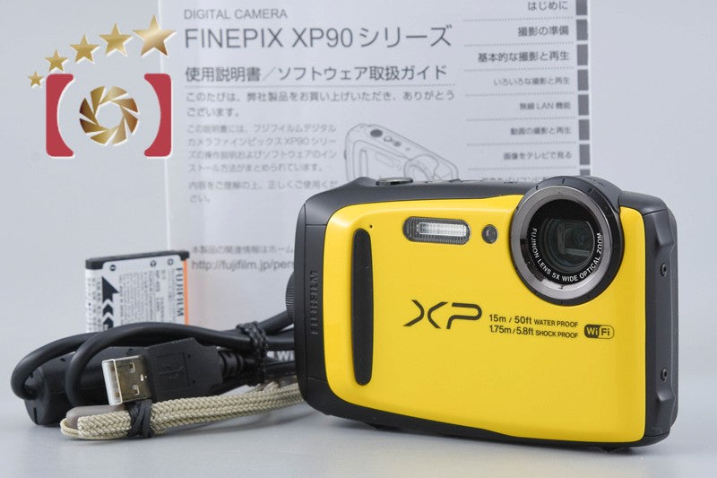Fujifilm FINEPIX XP90 Yellow 16.4 MP Digital Camera
