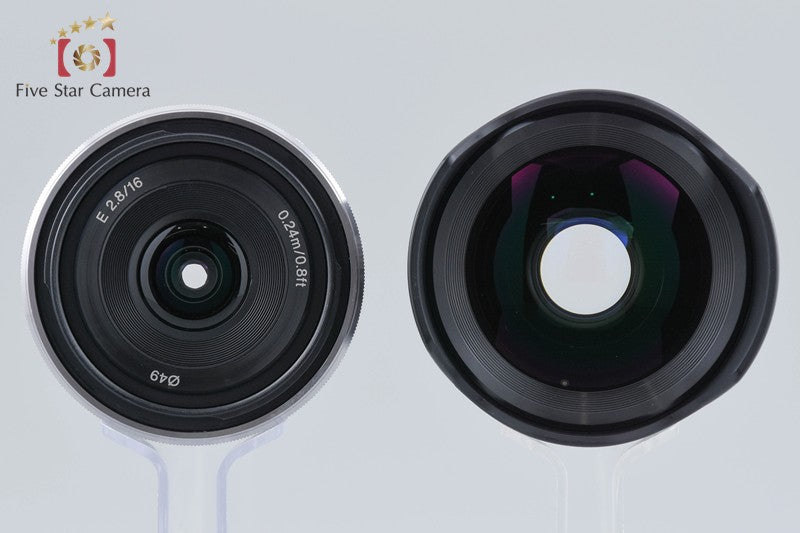 SONY E 16mm f/2.8 SEL16F28 + VCL-ECU1 Ultra Wide Converter 0.75x