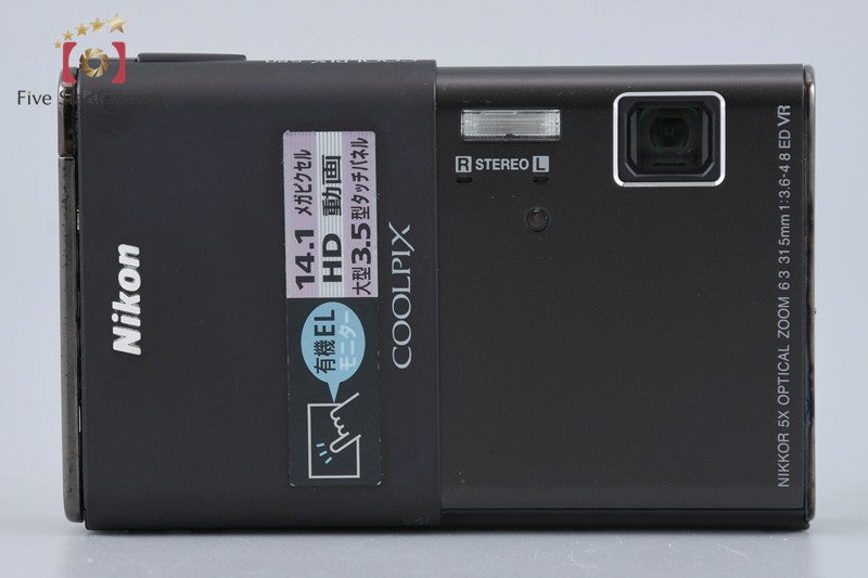 Nikon COOLPIX S80 Proud Black 14.1 MP Digital Camera