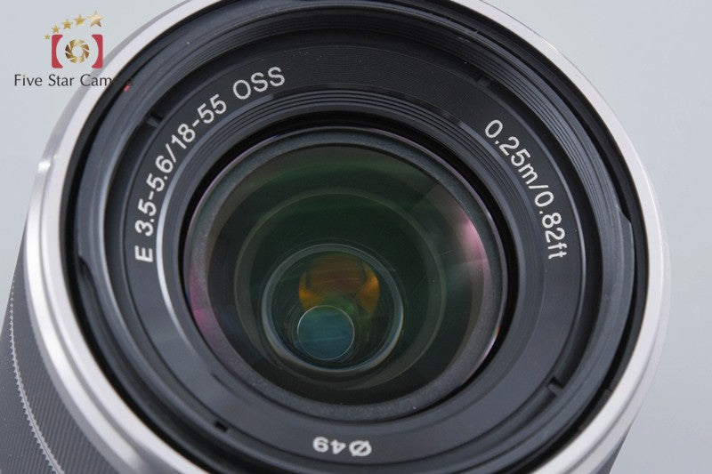 SONY E 18-55mm f/3.5-5.6 OSS SEL1855 Silver