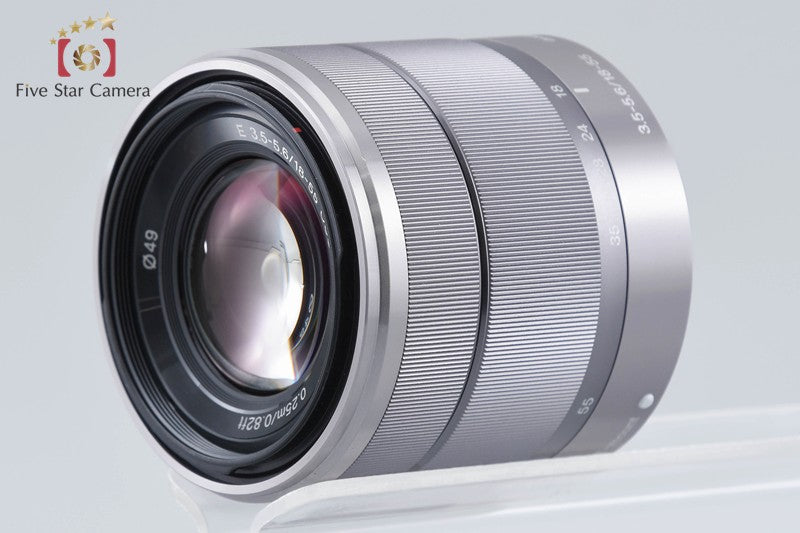 SONY E 18-55mm f/3.5-5.6 OSS SEL1855 Silver