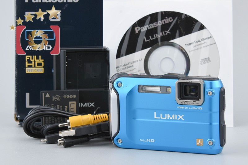 Panasonic LUMIX DMC-FT3 Blue 12.1 MP Digital Camera [Japanese Language Only]