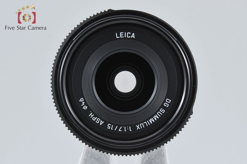 Panasonic LEICA DG SUMMILUX 15mm f/1.7 ASPH. H-X015-K Black