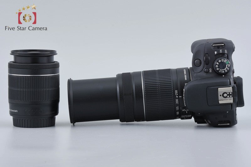 "Count 1,703" Canon EOS Kiss X7 / Rebel SL1 / 100D 18.0 MP 18-55 55-250 Lenses