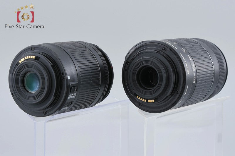 "Count 1,703" Canon EOS Kiss X7 / Rebel SL1 / 100D 18.0 MP 18-55 55-250 Lenses