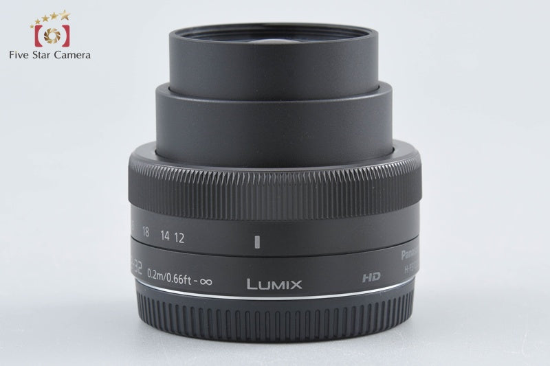 Panasonic LUMIX G VARIO 12-32mm f/3.5-5.6 ASPH. MEGA O.I.S. H-FS12032 Black