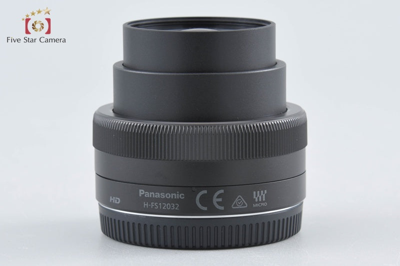 Panasonic LUMIX G VARIO 12-32mm f/3.5-5.6 ASPH. MEGA O.I.S. H-FS12032 Black