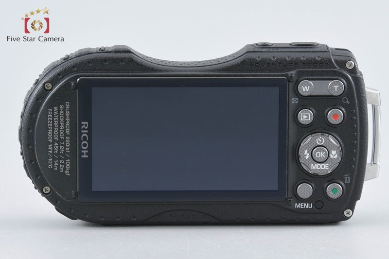 "Count 1,620" Ricoh Pentax WG-5 GPS Orange 16.0 MP Waterproof Action Camera