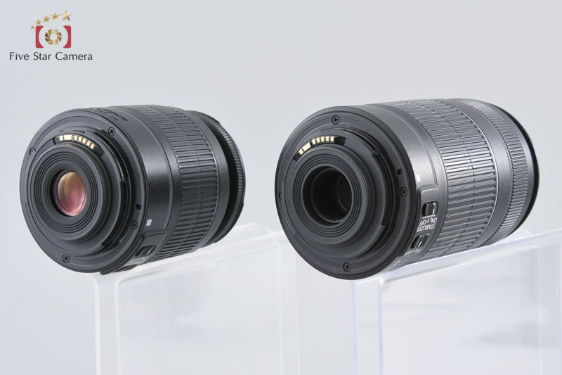 "Count 4,799" Canon EOS Kiss X5 / Rebel T3i / 600D 18.0 MP 18-55 55-250 Lenses