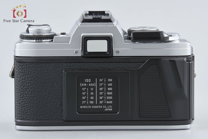 Minolta X-700 Silver 35mm SLR Film Camera + New MD 50mm f/1.4